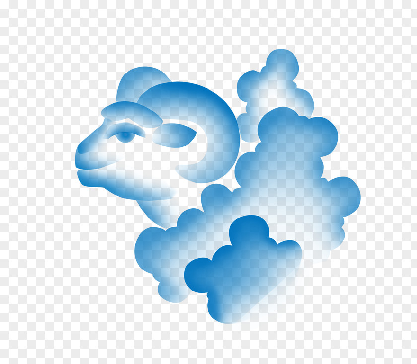Cloud Goat Sheep Euclidean Vector Aries PNG