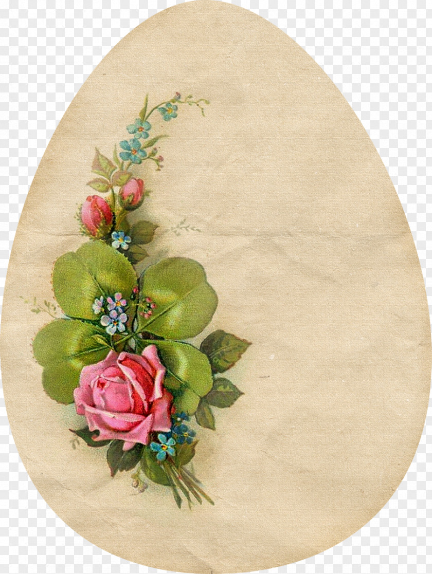 Easter Egg Monday Floral Design PNG