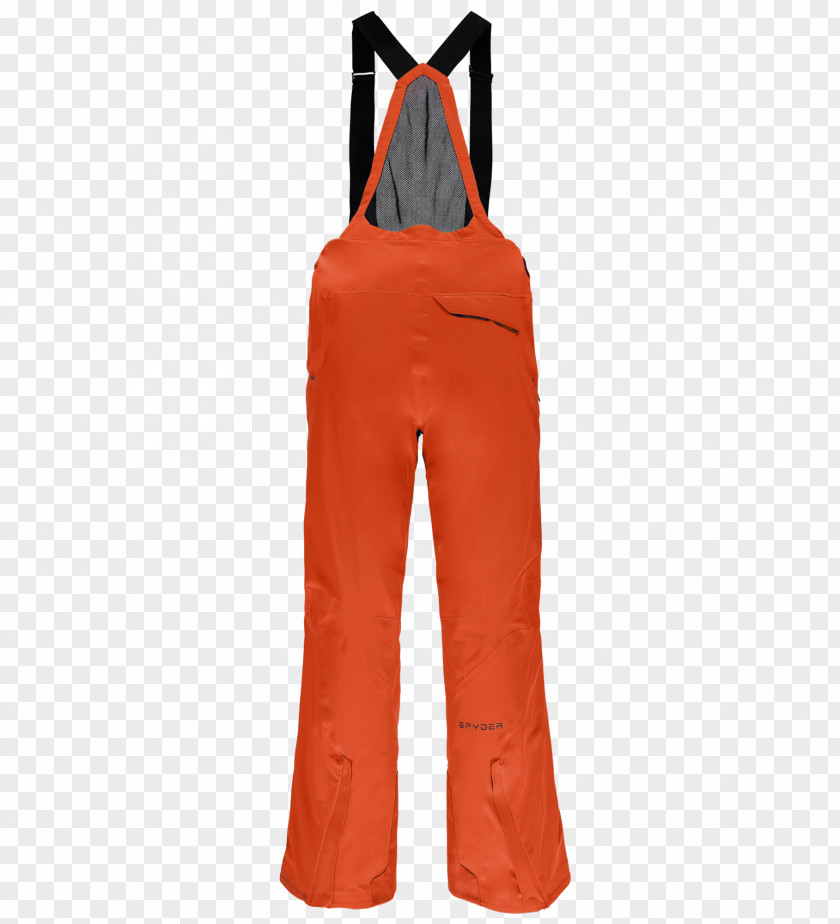 Orange Pants Ski Suit Skiing Yellow PNG