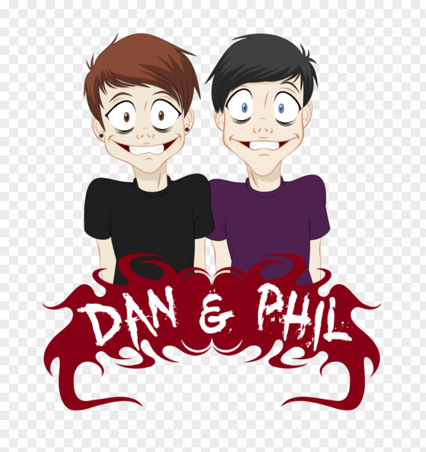Dan And Phil Drawing Concept Art PNG