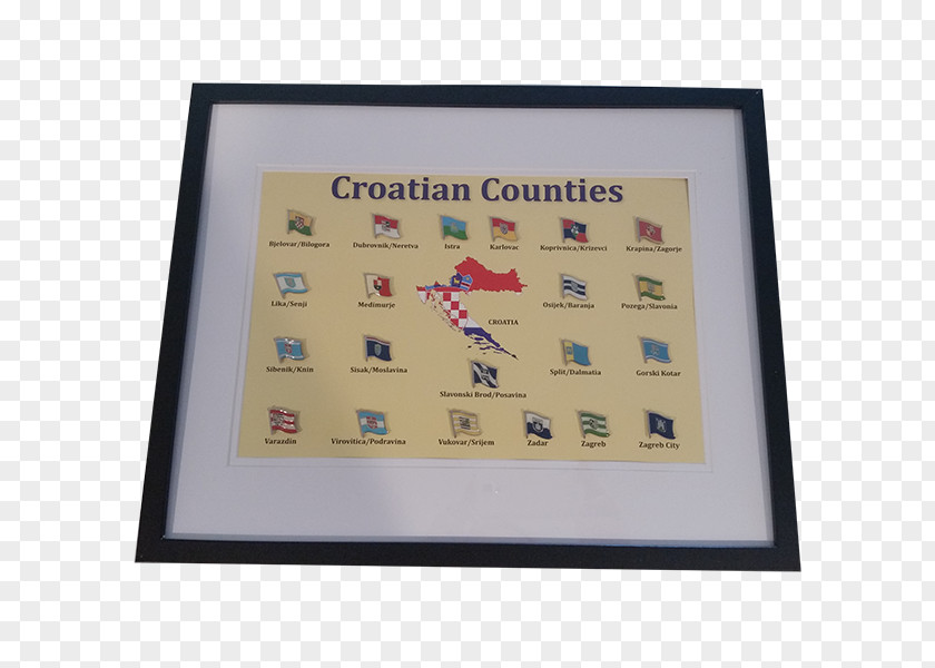 Gift Croatia National Football Team Picture Frames Coat Of Arms Counties PNG