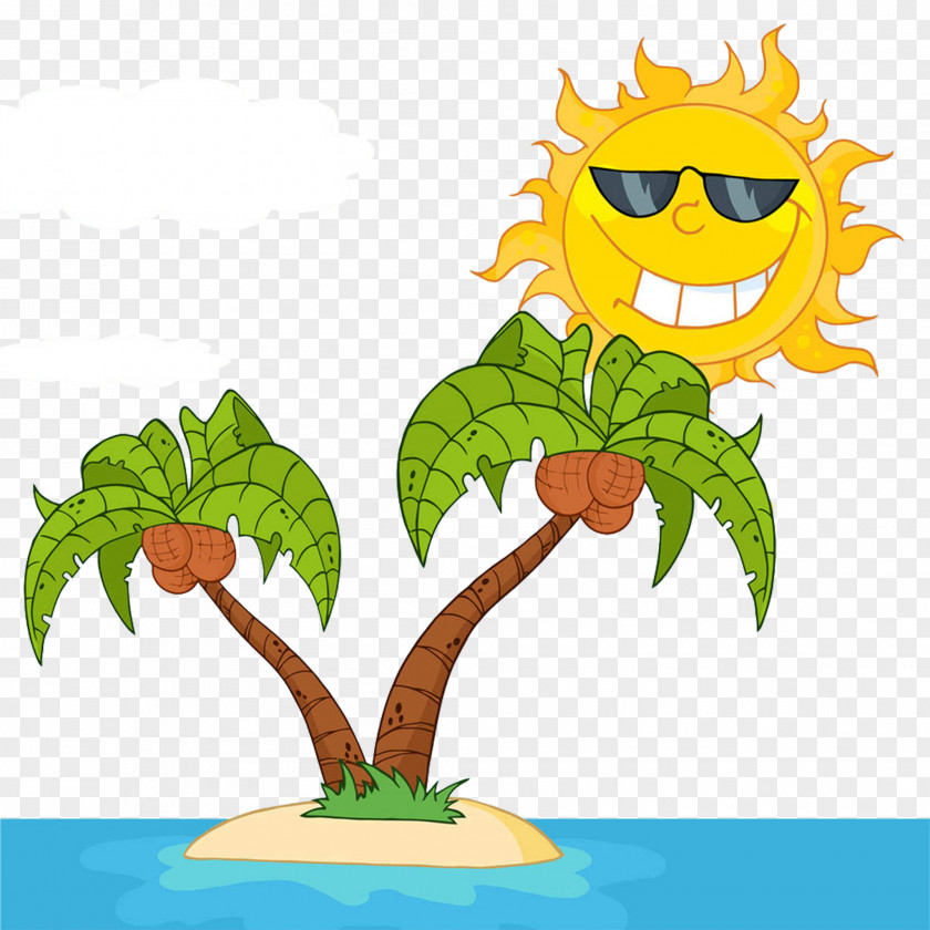 Sea Island Cartoon Royalty-free Clip Art PNG