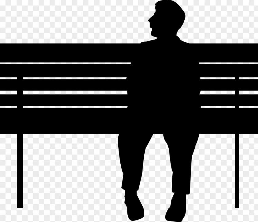Silhouette Bench Royalty-free PNG