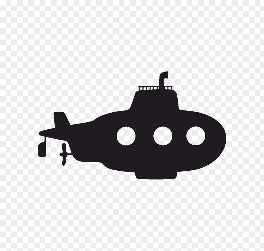 Submarine Silhouette Wall Decal Sticker Bathroom PNG