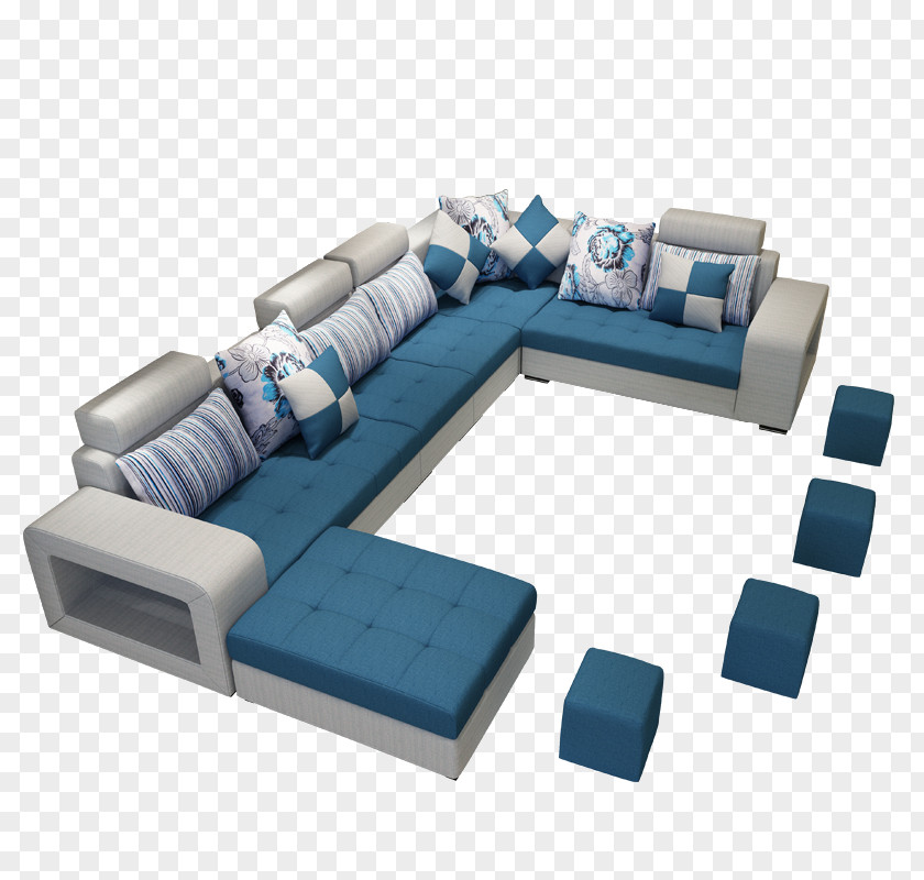 U-washable Fashion Sofa Couch Living Room Bed Canapxe9 Table PNG