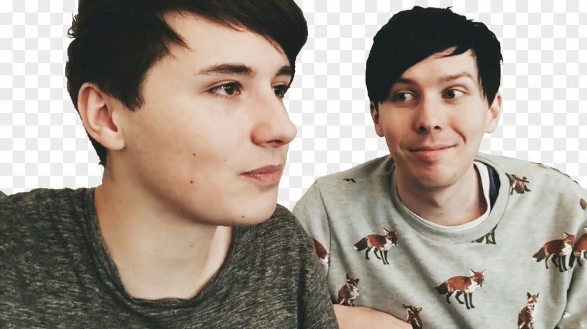 Dan And Phil Lester Howell The Amazing Book Is Not On Fire Desktop Wallpaper PNG