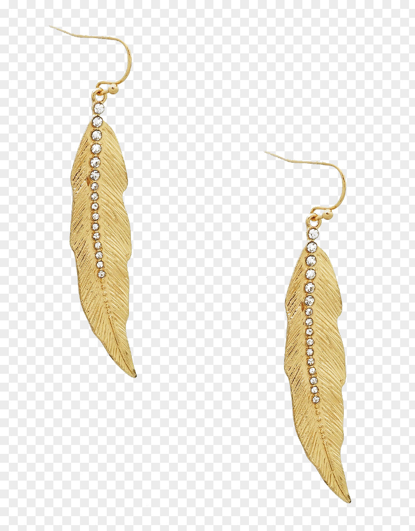 Gold Earring Silver Fringe Tassel PNG