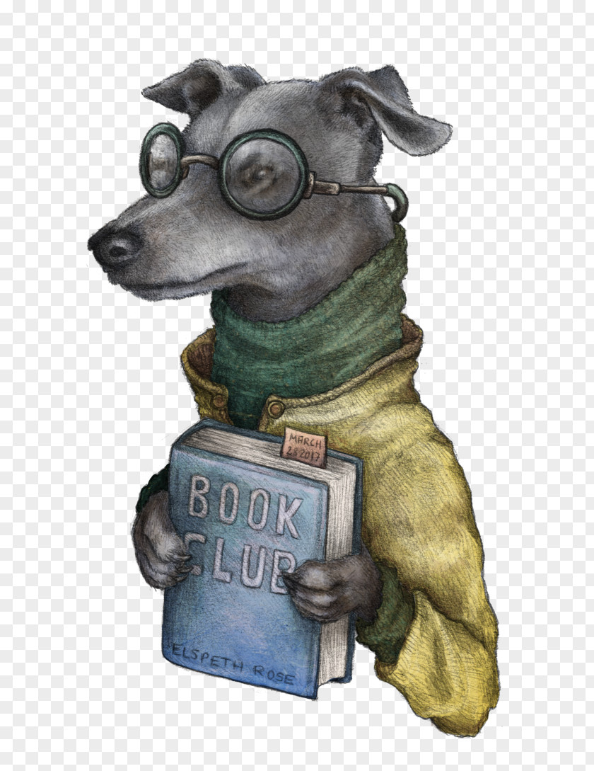 Reading Club Sloughi Italian Greyhound Snout Whippet Golden Retriever PNG