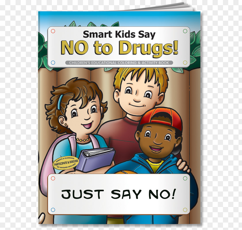 Say No To Drugs Drug Child Coloring Book Just Smoking PNG