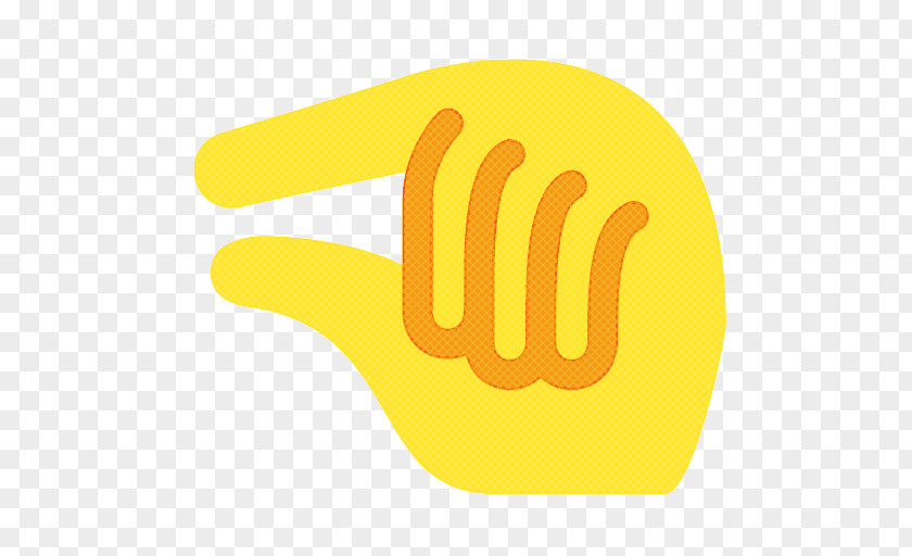 Yellow Hand Finger Gesture Thumb PNG