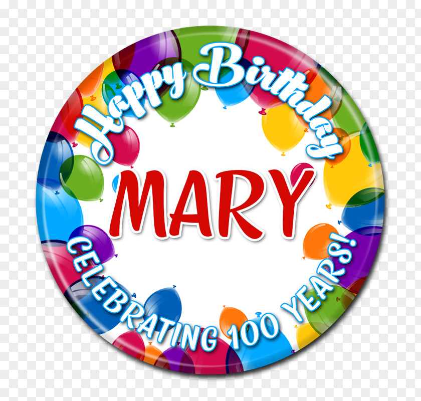 Birthday Balloon Button Pin Badges PNG