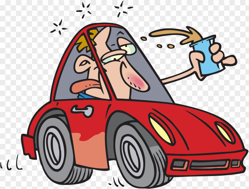 Crazy Driving Under The Influence Royalty-free Clip Art PNG