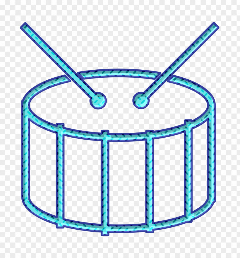Drums Icon Drummer IOS7 Set Lined 1 PNG