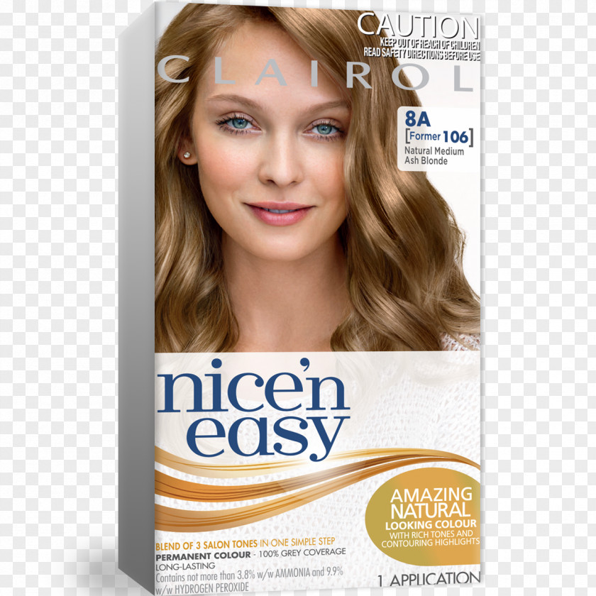 Hair Nice 'n Easy Coloring Clairol Blond Human Color PNG