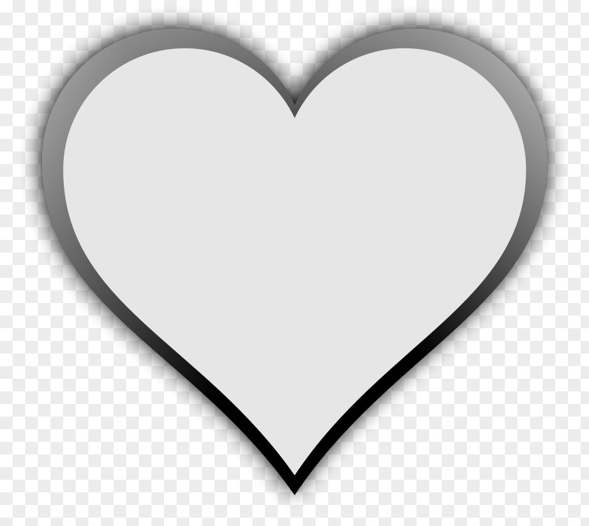 Heart Playing Cards Black And White Font PNG