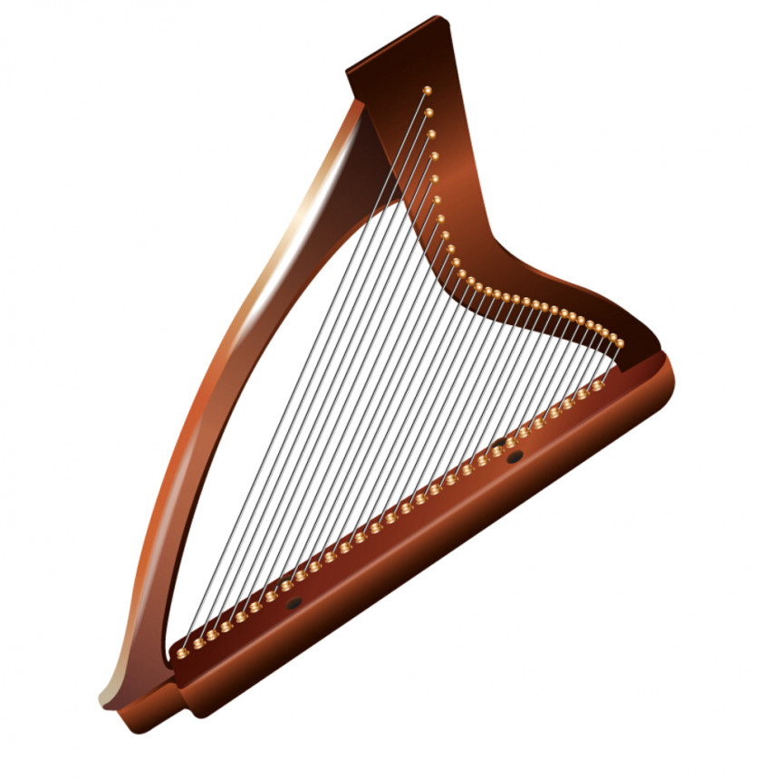 Musical Instrument Celtic Harp Konghou Instruments PNG