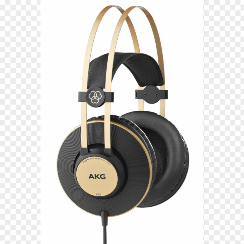 Headphones AKG K92 Recording Studio Audio PNG