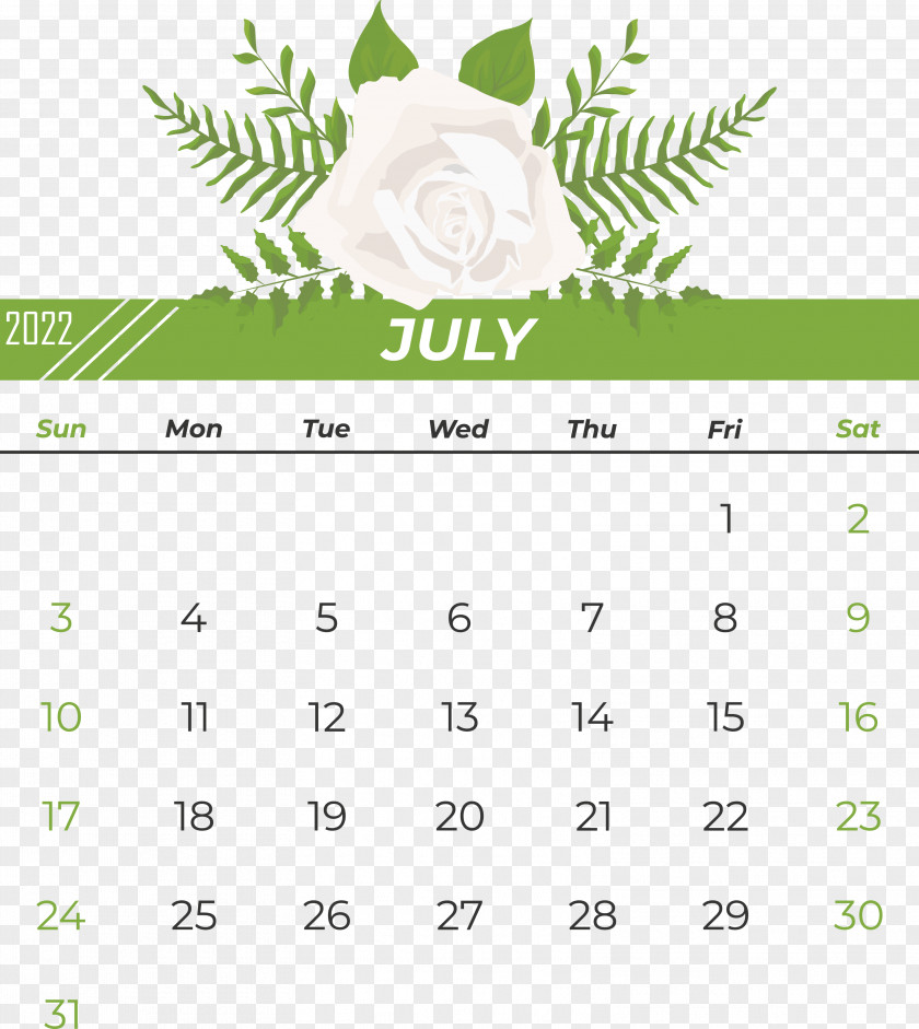 Leaf Font Calendar Number Green PNG