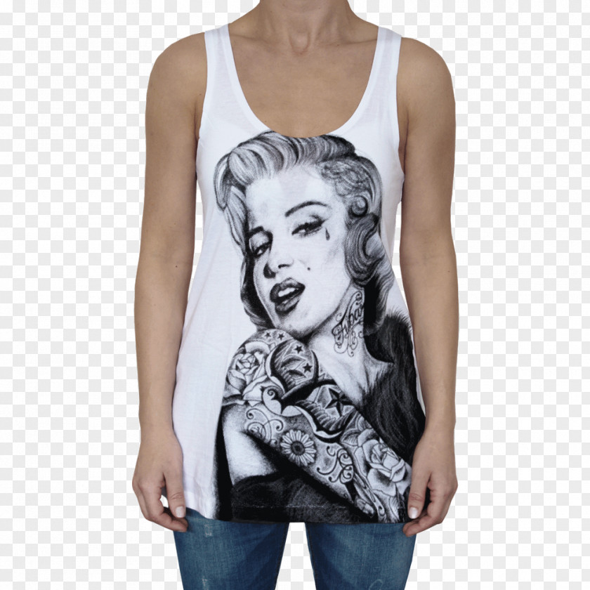 Marylin Monroe T-shirt Sleeveless Shirt Clothing IPhone 7 Plus PNG