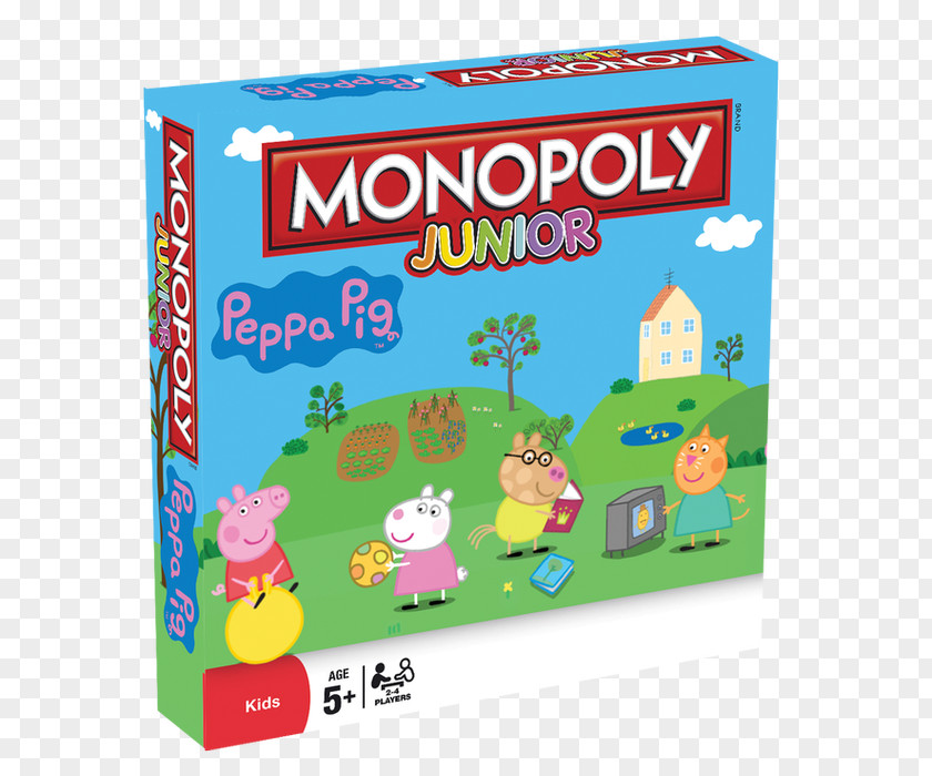Monopoly Hasbro Junior Daddy Pig George PNG