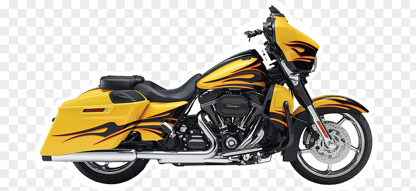 Motorcycle Harley-Davidson CVO Street Glide Electra PNG