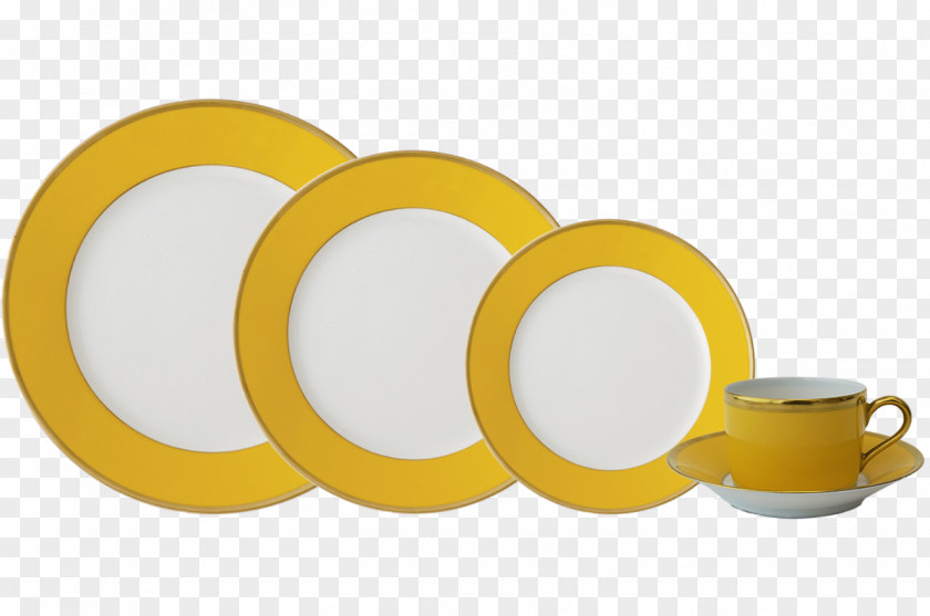 Rainbow Yellow Tableware Mottahedeh & Company Circle PNG