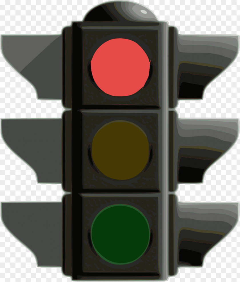 Traffic Light Turn On Red PNG