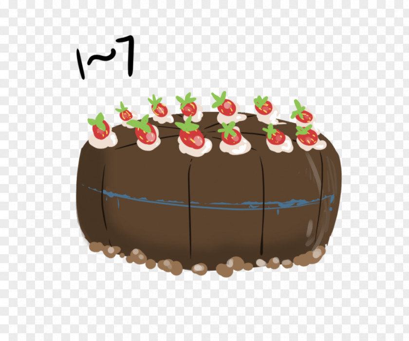 Chocolate Cake Sachertorte Royal Icing PNG