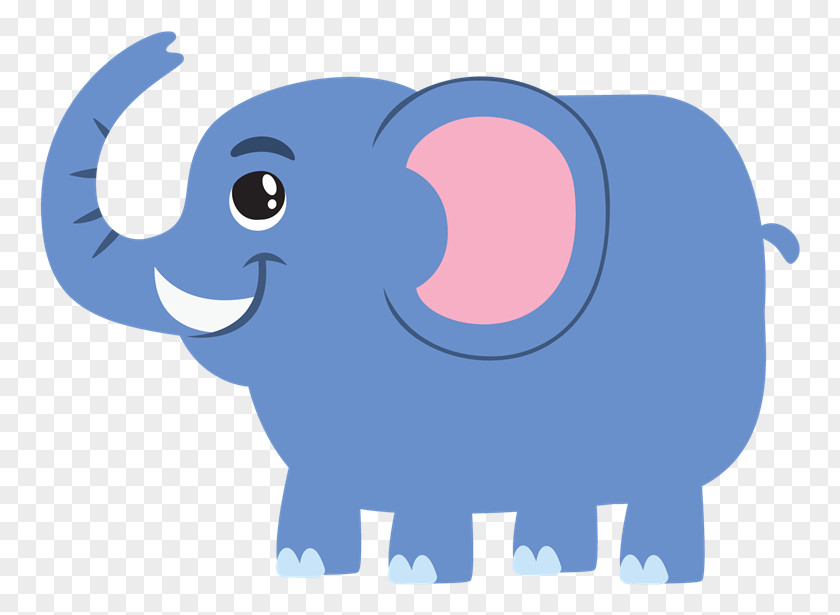 Funny Elephant Cartoon Blue Free Content Clip Art PNG