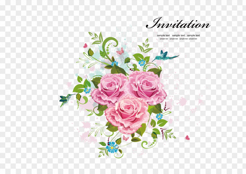 Hand-painted Peony Download Wedding Invitation Flower Clip Art PNG