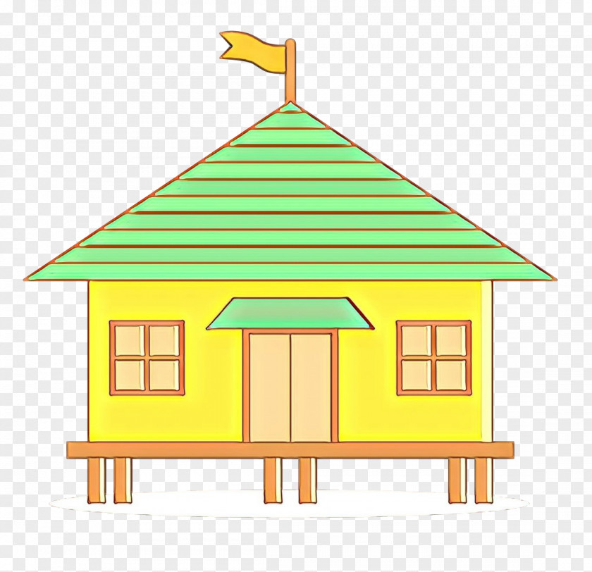 House Property Roof Home Yellow PNG