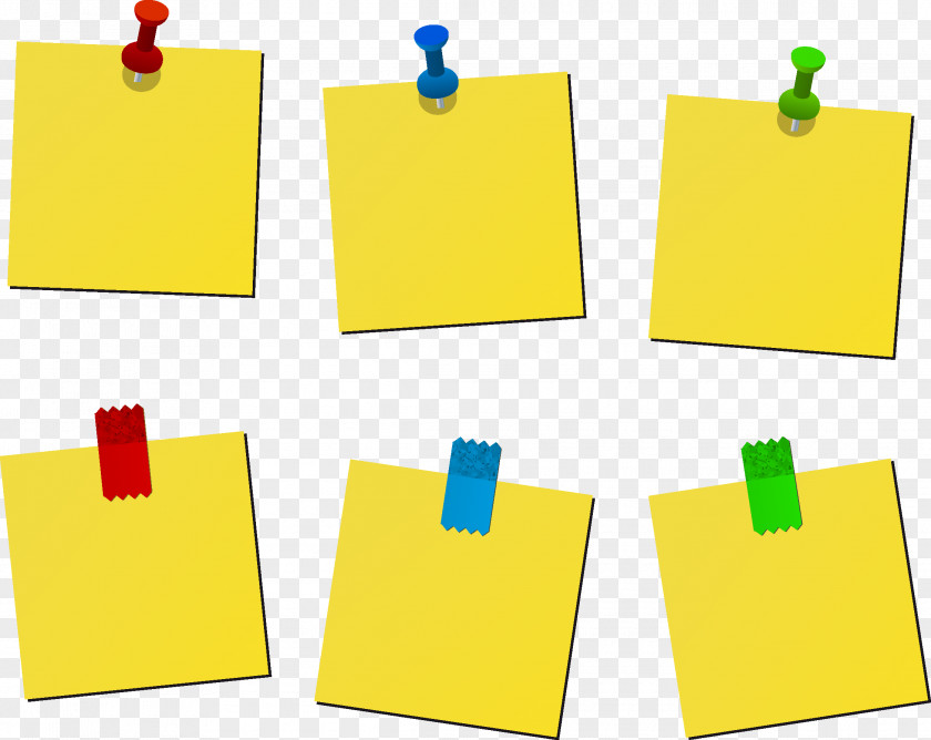 Notes Sticker Paper Post-it Note Drawing Pin PNG