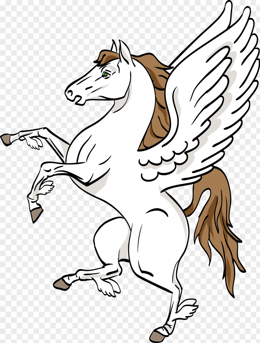 Pegasus Coat Of Arms Crest Heraldry Supporter PNG