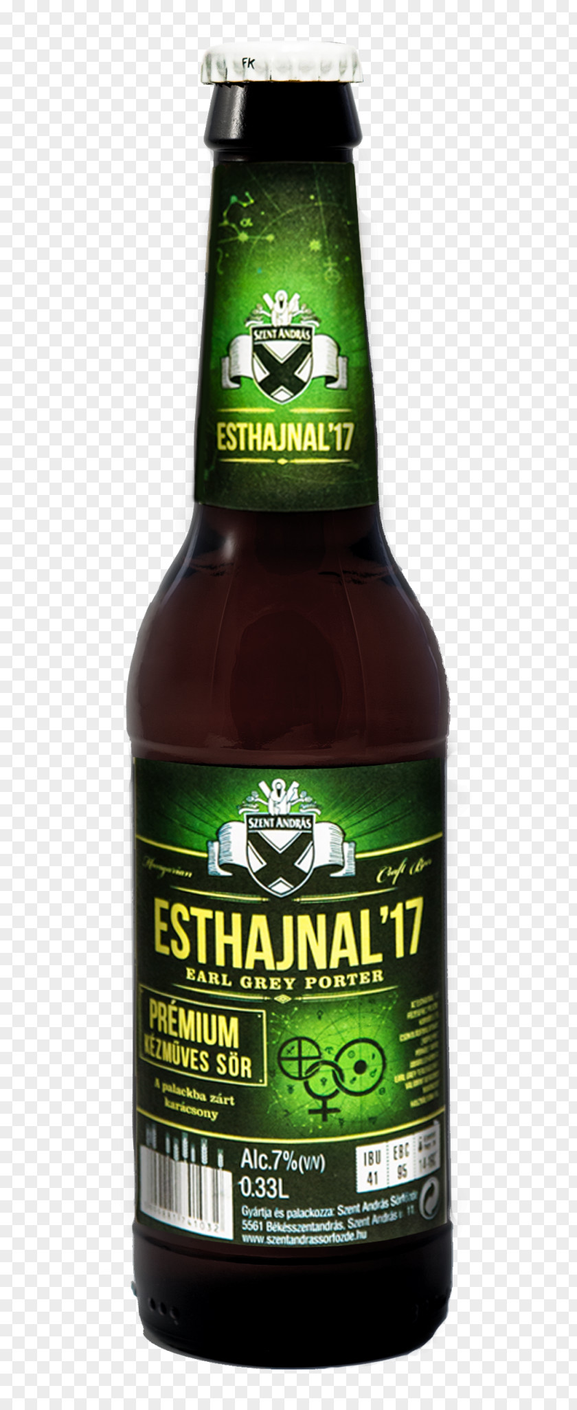 Beer Bottle Brewery Esthajnal Street Porter PNG