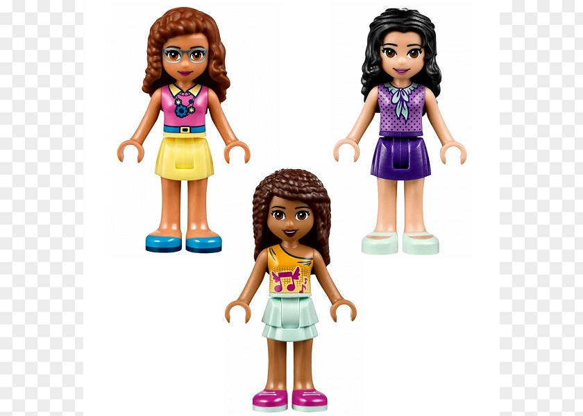 Doll LEGO 41340 Friends Friendship House Toy PNG