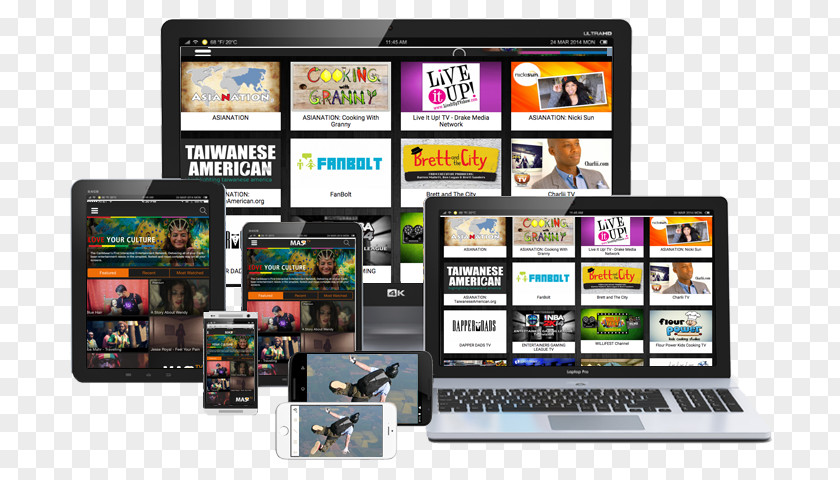 Multi Monitor Over-the-top Media Services Television Video Advertising HTML5 PNG