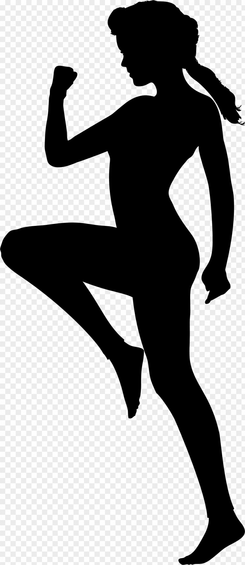 SILUET Physical Exercise Woman Silhouette Fitness Clip Art PNG