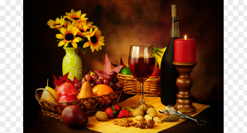 Still Life Wine Painting Desktop Wallpaper PNG