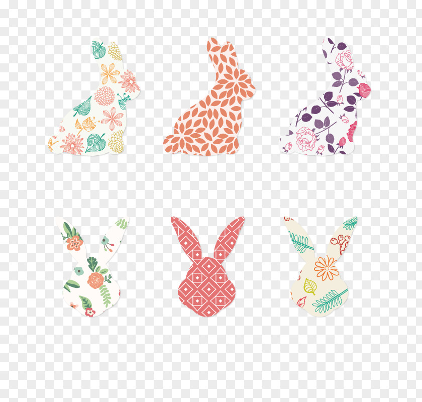 Vector Rabbit Back Easter Bunny Domestic Icon PNG