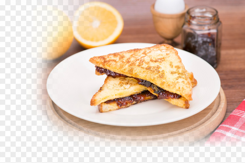French Toast Breakfast Sandwich Full PNG