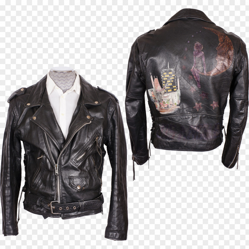 Jacket Leather Vintage Clothing PNG