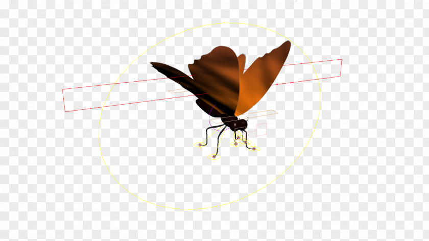 Parachute Animated Moth Insect PNG