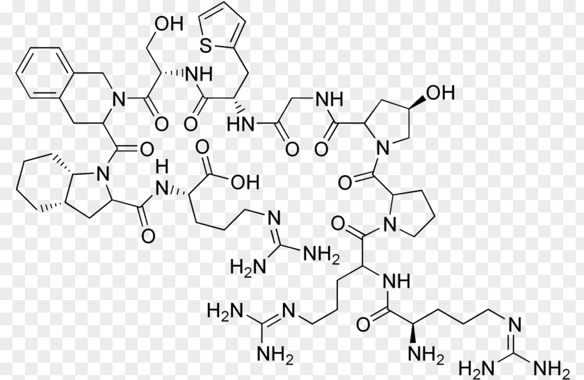 Peptidomimetic Icatibant Hereditary Angioedema Pharmaceutical Drug Bradykinin PNG