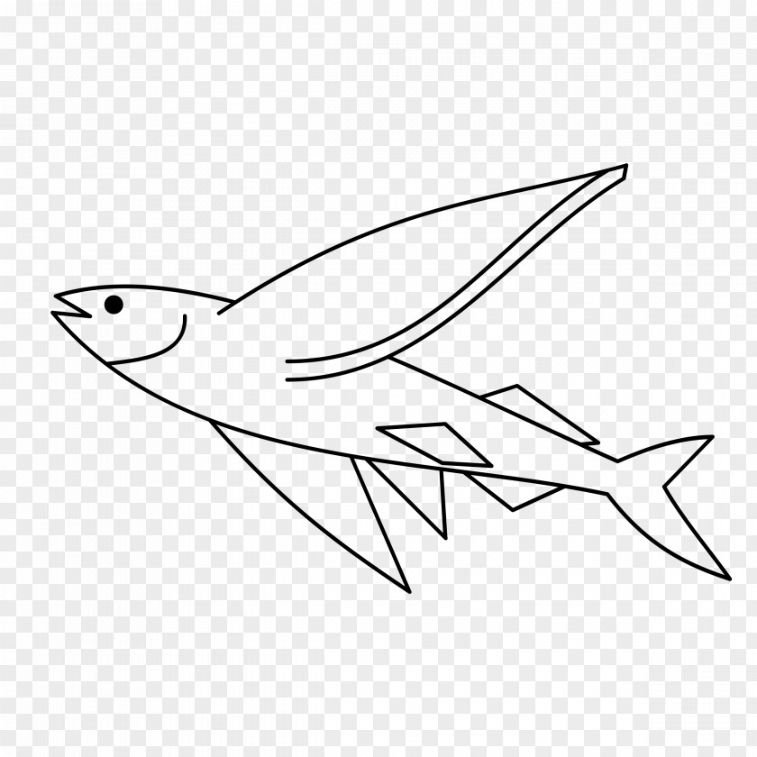 Sea Animals Flying Fish Clip Art PNG