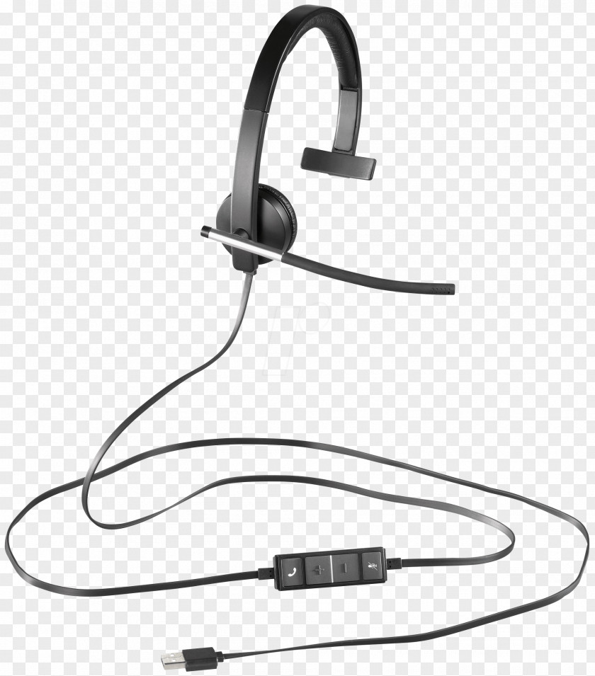 Usb Headset Splitter Logitech H650e H570e Corded Doubleear 981000574 Microphone PNG