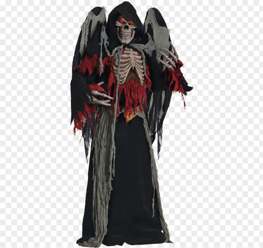 Death Vs Grim Reaper Halloween Costume Winged Child PNG