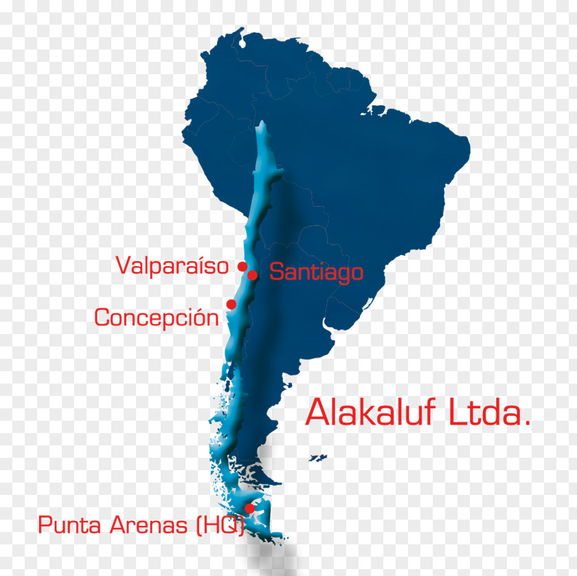 Punta Arenas Chile South America Latin Blank Map Vector Graphics PNG