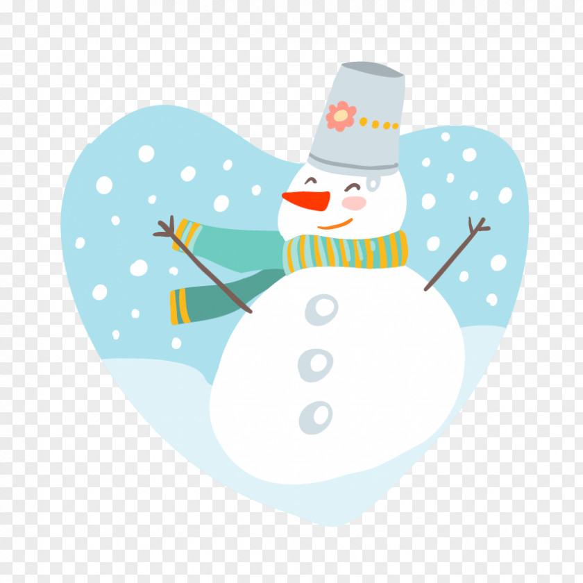 Winter Snowman Clip Art PNG