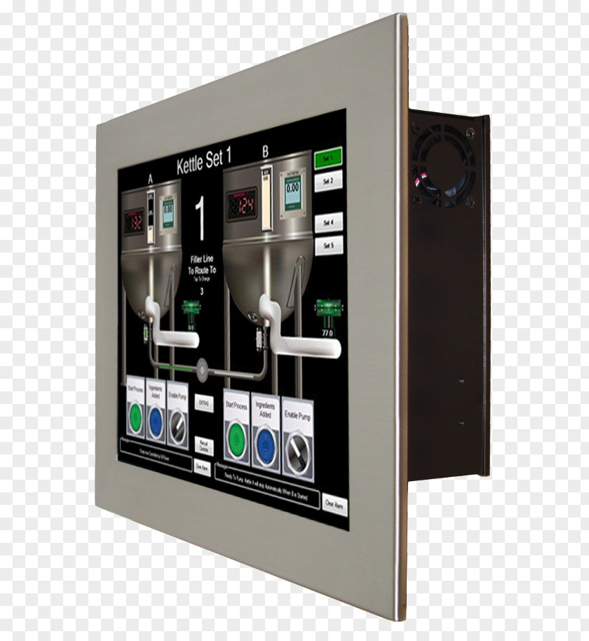 Computer Panel PC All-in-one Electrical Enclosure Display Device PNG