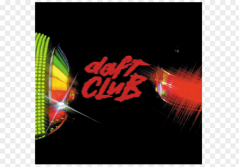 Daft Punk Club Album Discovery Phonograph Record PNG